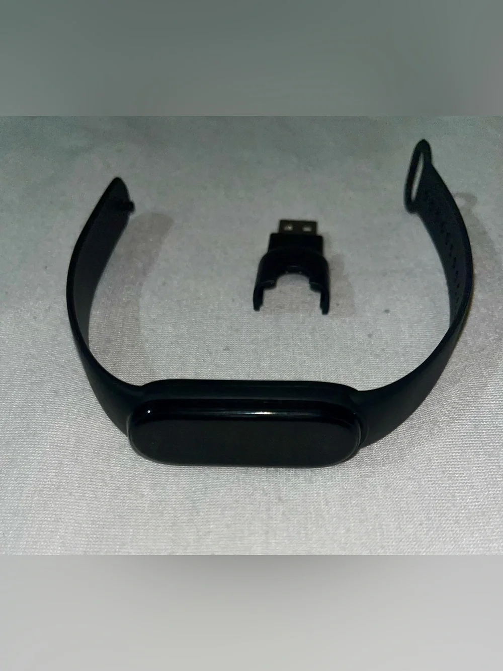 Black Fitness Tracker Smart Band with USB Charger